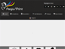 Tablet Screenshot of pegas-print.com